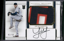 JOE MUSGROVE 2017 Panini National Treasures Rookie Patch Auto #D /49 Astros