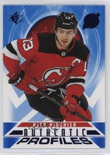 2020-21 SP Retail Authentic Profiles Blue Nico Hischier #AP-5 b7z