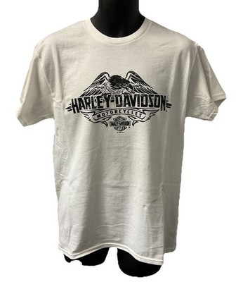 Harley Davidson Men's Ascend Short Sleeve T-Shirt White 402946210