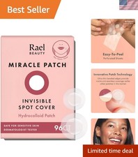 96 Count Hydrocolloid Pimple Patches - Invisible Coverage, Hypoallergenic Care