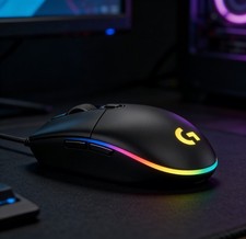 Logitech G203 LIGHTSYNC Wired Gaming Mouse – 8000 DPI RGB MOBA FPS Mouse Black 2