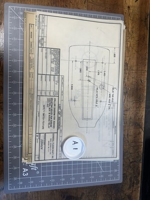 Vintage Blueprints 1940 s-80 s Lot Of 50 
