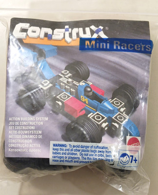 VINTAGE 1998 Mega Construx F130881 Building Set Mattel Complete w/ Manual & Tire