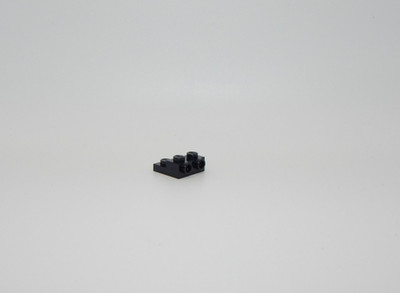 Lego PLATE 2X2X2/3 W/ 2. HOR. KNOB Black 6469445 4304 K8T6