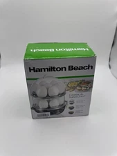 Hamilton Beach 3-in-1 Electric Egg Cooker. Poached,omelet-14 eggs Open Box