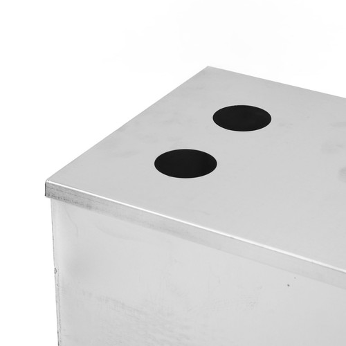 3 Stage Filtration Grease Trap Grease Interceptor For Kitchen 50x25cm Holes - Picture 18 of 24