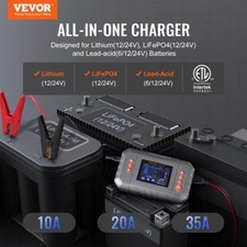 Smart Battery Charger 35amp Lithium Lifepo4 Leadacid Agm Gel Sla