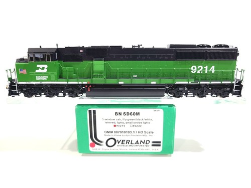 Overland OMI BN EMD SD60M Burlington Northern #9214 HO Latón Modelo #087010103.1 | Zustand: New: Other (See Details)