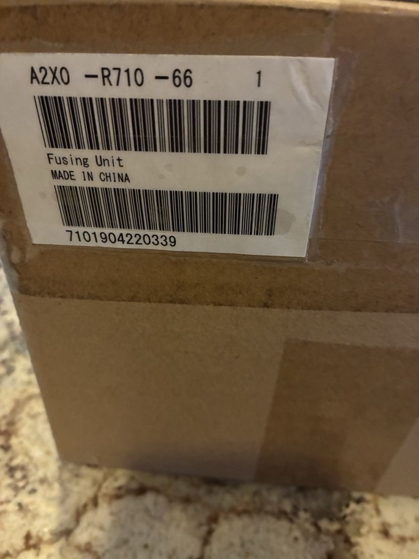 Konica Minolta A2X0R71077 (A2X0R71066)Genuine Fuser for Bizhub C654e/C754e