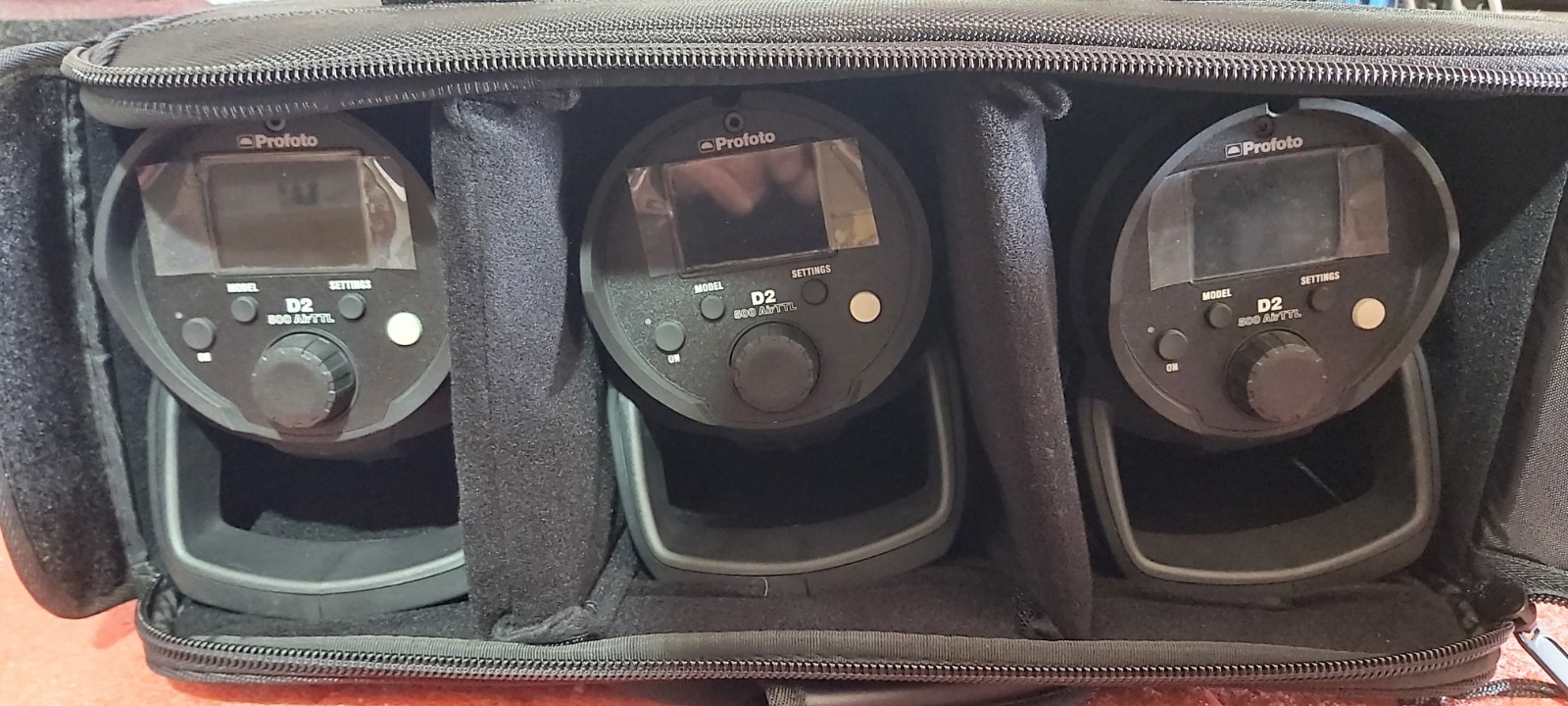 Lot of 3 Profoto D2 500 Air TTL 2.4 Ghz Flash Make Offers! FedEx Shipping! FOK