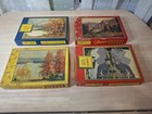 Vintage Fairco Puzzle 4 Stück • 350 Teile • Landschaftliche Landschaft Kunst