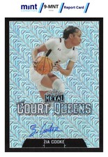 2021 LEAF MEMORIES ZIA COOKE CQ-ZC1 METAL AUTOGRAPH SILVER MOJO RC SPARKS MCG 10