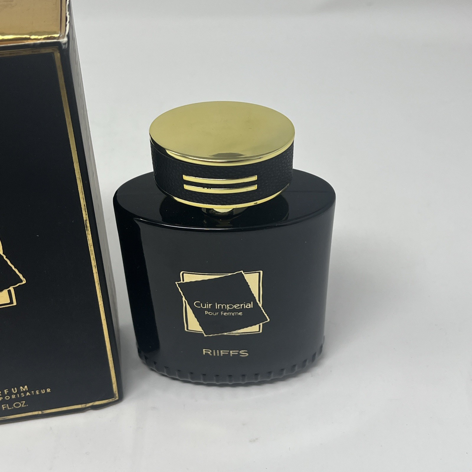 Cuir Imperial Eau De Parfum Spray By Riiffs 3.4 oz Eau De Parfum Spray Box Damag