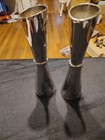 2Vintage Nambe Studio silver plate Aquila Candlestick Holders 7" — photo 2