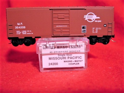 KD 24200 M.P. 'SCREAMING EAGLE' 40' Box Car w/o RW #354209 'NEW' N-SCALE