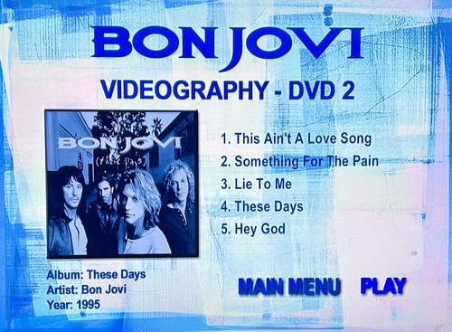BON JOVI The Music Video Anthology 1984-2009 4 DVD Set (Jon Richie Sambora Solo) - Imagen 14 de 24