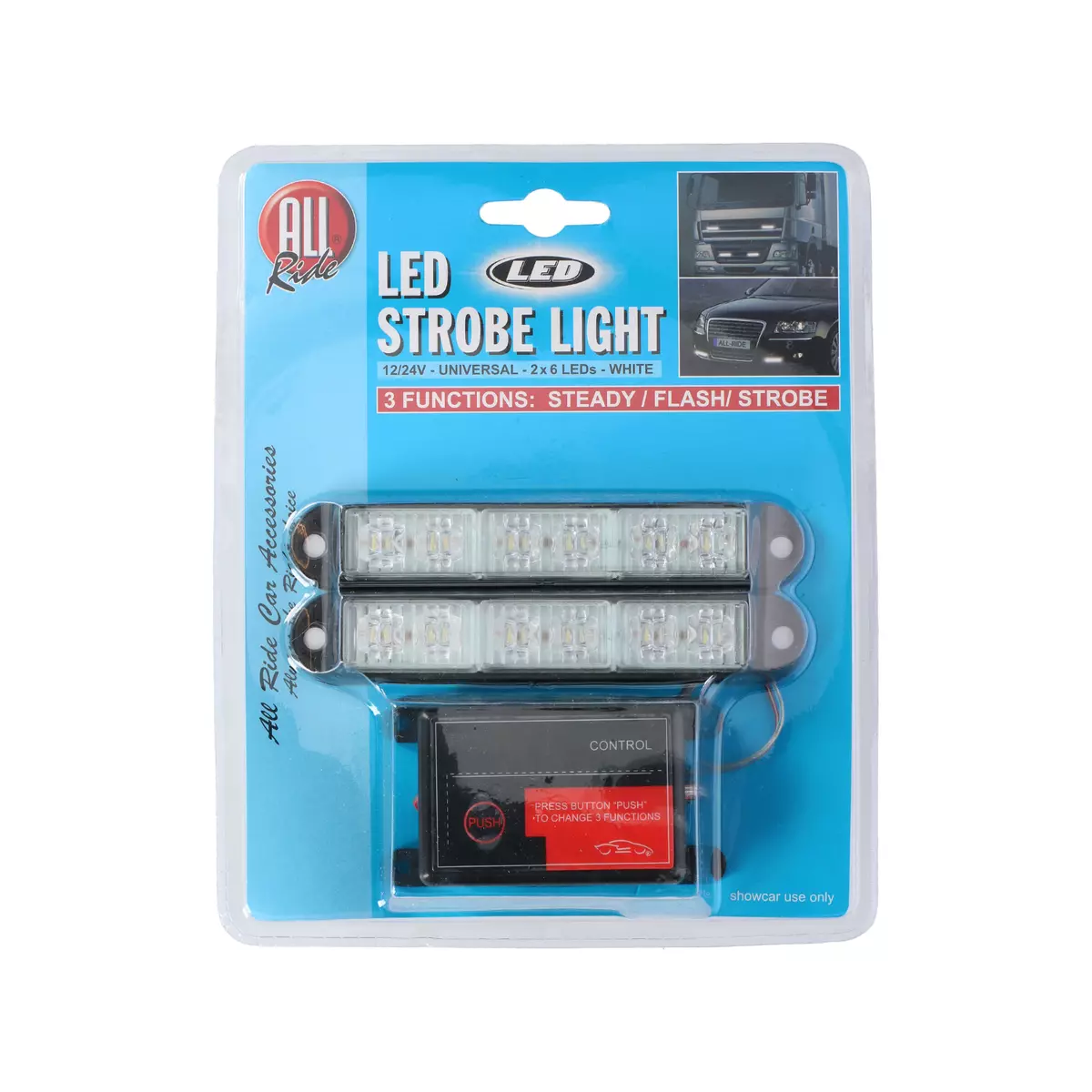 Blue and sale white strobe lights