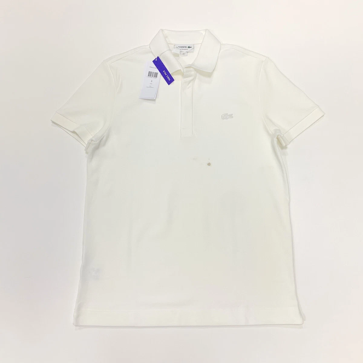 Lacoste polo sales sizing