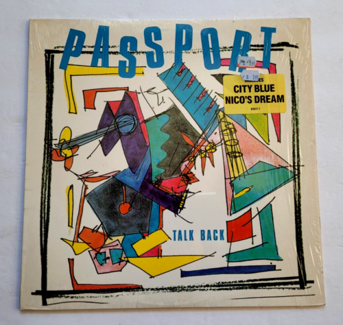 LP vinyle Passport Talk Back neuf comme neuf 1988 Atlantic 81937-1 autocollant hype wrap - Photo 1 sur 7