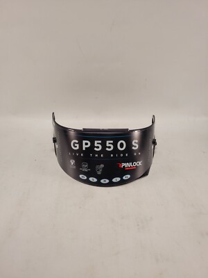 AIROH Black Mirror Visor for Hemet GP 550 S Dark Smoke Visor