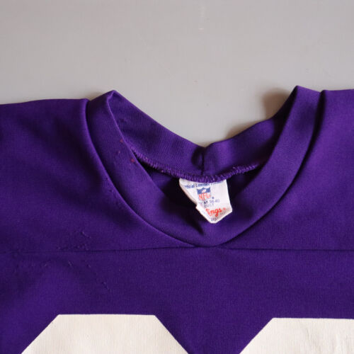 VINTAGE Rawlings Purple #28 Vikings Jersey Men's Adult Medium USA Made - Picture 7 of 8