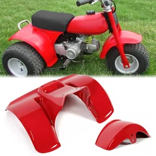For Honda ATC70  1978-1985 Front and Rear Fender Kit Red Plastic