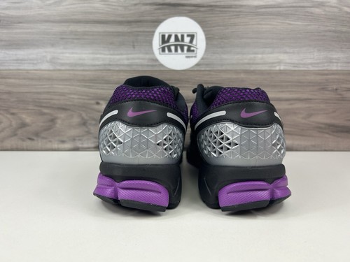 **Nike Zoom Vomero 5 'Vivid Purple' Black Silver Running FB9149 500 NEW Men's - Picture 3 of 10