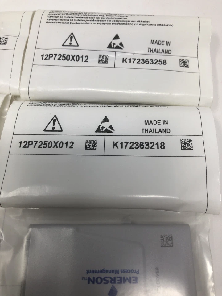 Lot of 6 NEW Emerson Charm Terminal Covers KL4502X1-QA1 12P7250X012 Rev B - Image 2 of 4