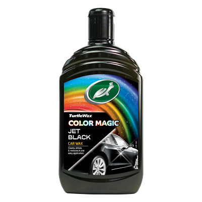 Turtle Wax Color Magic Autolack Politur stellt verblasste Kratzer wieder her 500ml schwarz