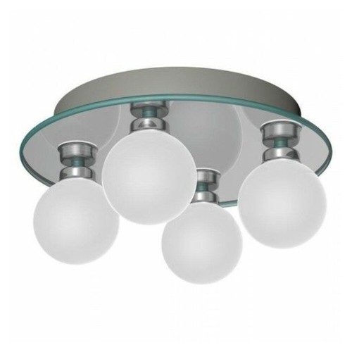 HEITRONIC 27490 Deckenleuchte Star 4x28W Lampe Metall/ Glas Kugel Rund 230V /G9 - Picture 4 of 7