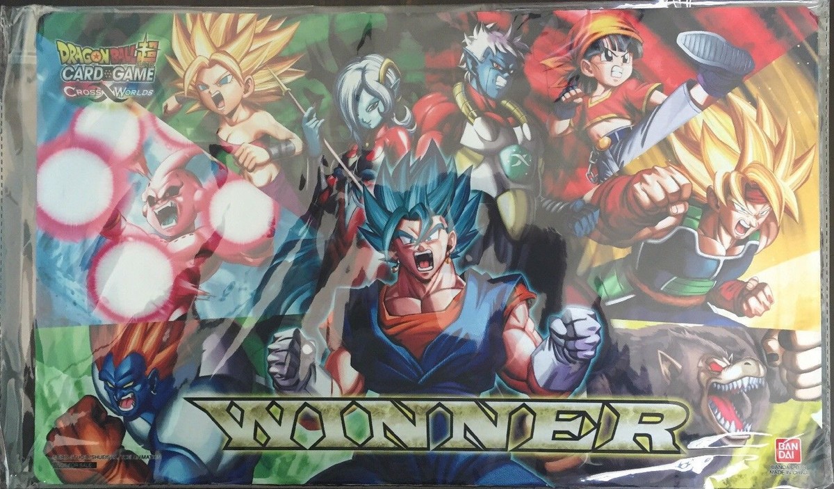 Dragon Ball Super Card Game Cross Worlds Winner Playmat! SEALED! FAST  SHIPPING!!