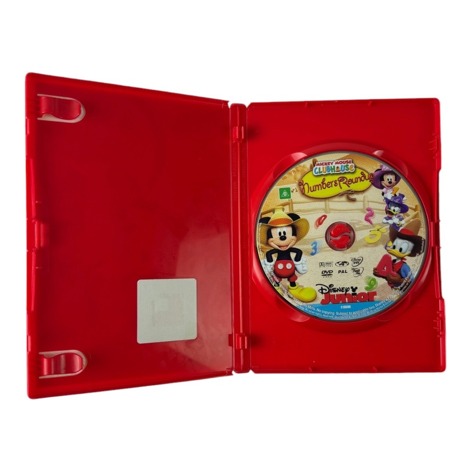 Mickey Mouse Club House Numbers Roundup Region 4 DVD Disney Junior Free
