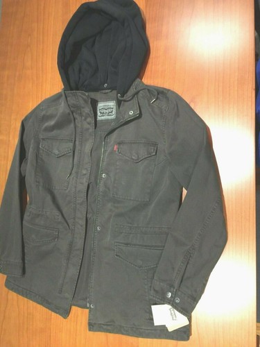 $180 Levi's Utility Hooded Jacket Women 