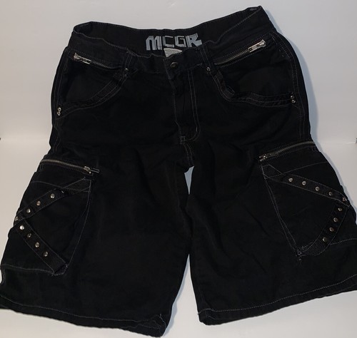 MACGEAR Rave Skate Cargo Pants / Shorts Emo Goth RARE 28W Hot Topic | eBay