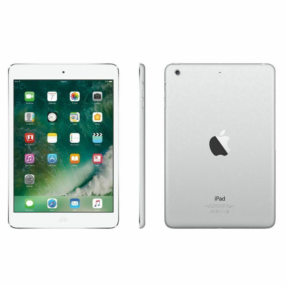 Apple iPad Mini 2 Silver 7.9in Cellular Wi-fi - 16GB Mint