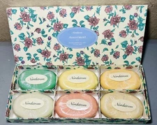 Vintage Nordstrom Assortment French-Milled Soap Cakes Set of 6 Bars 4 OZ Per New