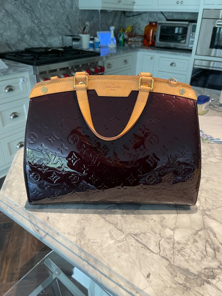 LOUIS VUITTON VERNIS BREA PM M91622 Handbag shoulder bag #TM066