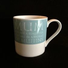 Mom Coffee Mug "Mum You Are A Beautiful Cupcake in A Word of Muffins"