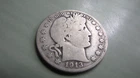 1913 Barber Half Dollar good to very good