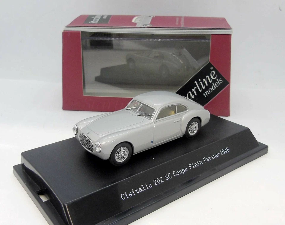 34193 STARLINE / CISITALIA 202 SC COUPE PININFARINA 1948 ARGENT 1/43 - Photo 1/3