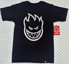 Spitfire Bighead T-Shirt - Men's Black/Silver