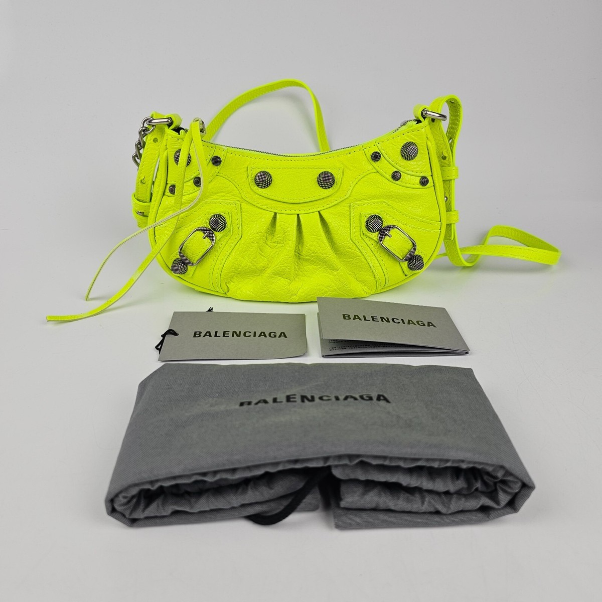 balenciaga city mini yellow