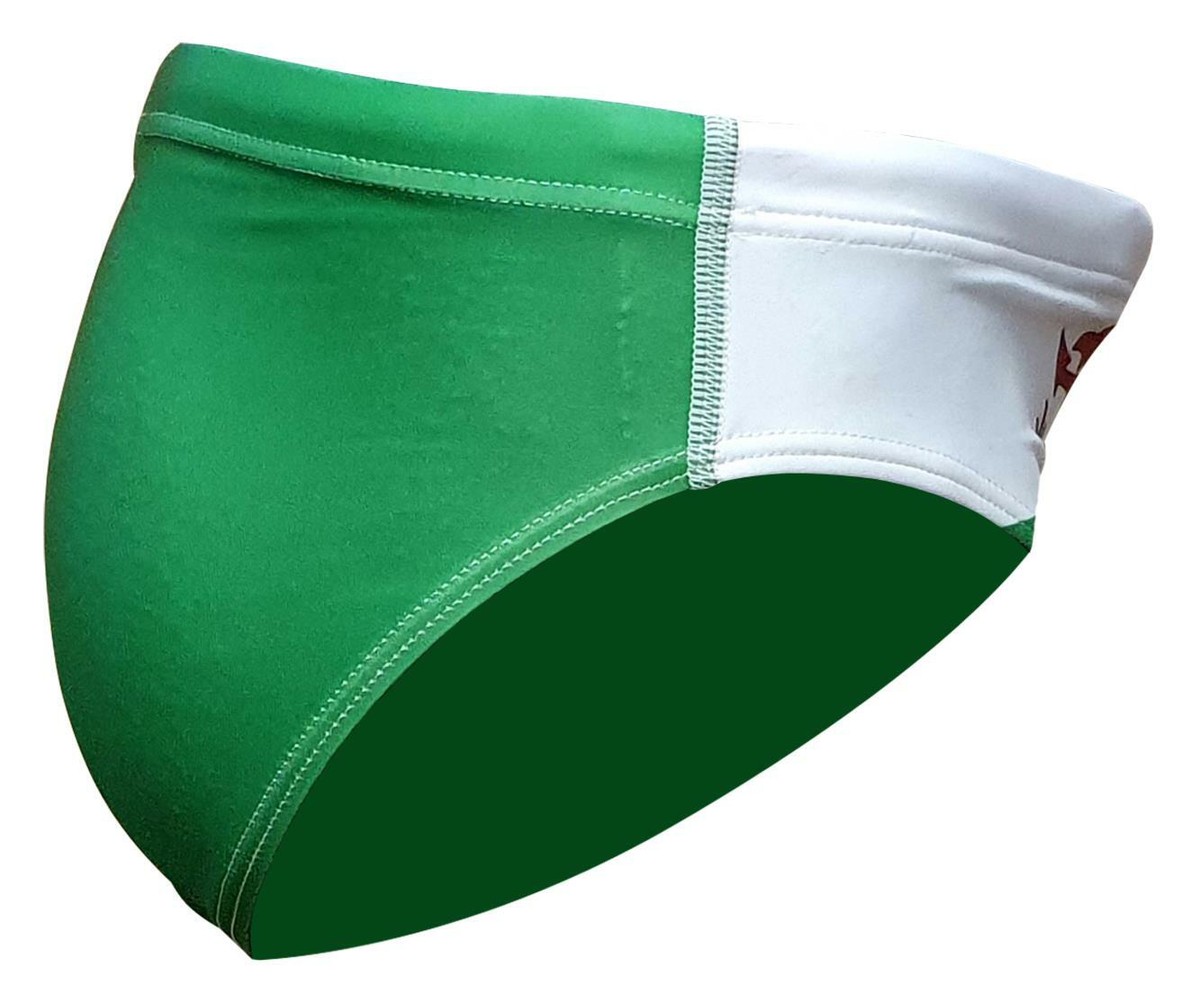 Maillot De Bain Boxer Sport Acclaim - Dragon Gallois - Blanc/vert - Taille Normale