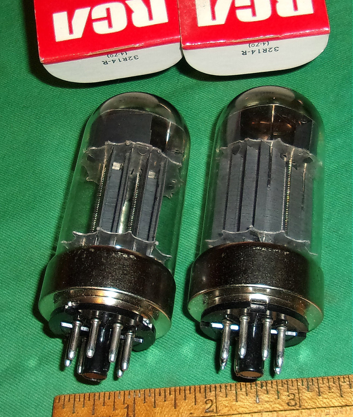 (2) RCA 6080 Twin Power Triodes NOS Test Great! orig. cartons! Same Codes!