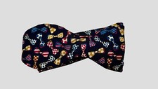 P silk self tied bow tie
