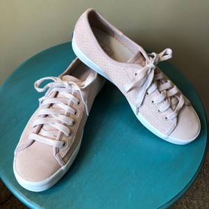pink leather keds