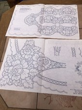 Aufb&uuml;gelmuster Sticken Blumen Kreuzstich Handarbeit