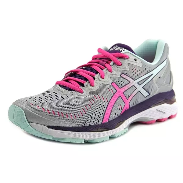 NEW ASICS GEL KAYANO 23 Womens Size 7 US Silver Pink Purple EUR 38