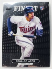 2013 Topps Finest Oswaldo Arcia Minnesota Twins #82 RC