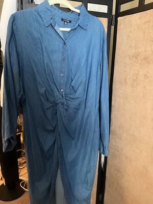slim fit dress slacks NWT Fashion Nova Belleville Denim Mini Dress Size 1x – Sweet Purseonality main image 1